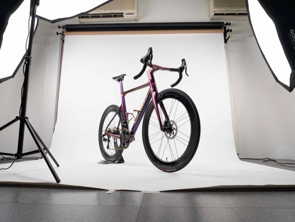 Bike in a photography studio