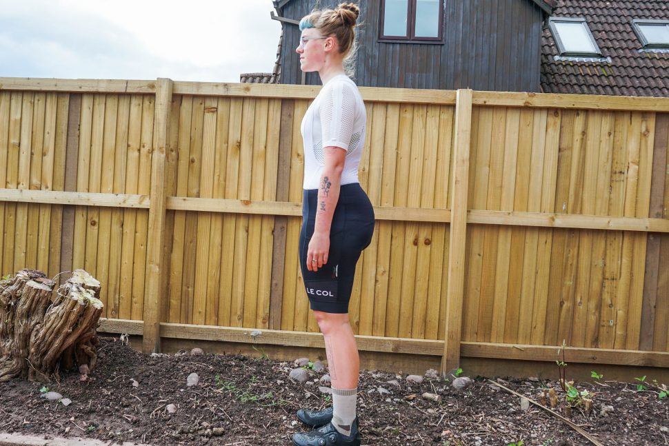 Le Col women's sport cargo bib shorts